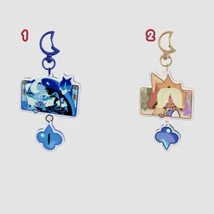 Cookey run kingdom linking keychains: Pure Vanilla and Shadow Milk