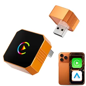 2-in-1 Wireless CarPlay for iPhone – Upgraded 2026 with Fast Auto-Connect and 5.0GHz WiFi, Premium Wired-to-Wireless CarPlay & Android Auto, Plug-and-Play, Car Subwoofer Compatible with iPhone iOS 10+