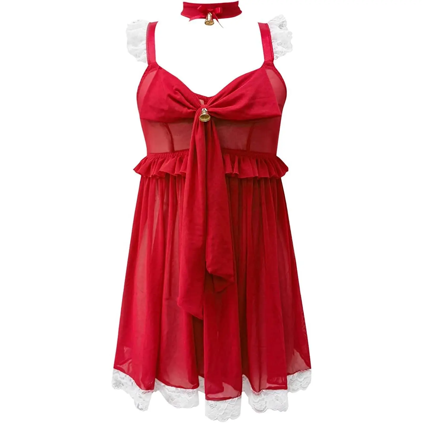 Christmas Sexy Lingerie Red Big Bow Santa Costume Babydolls Lace Babydoll Sleepwear Sets - TikTok Shop Christmas Sexy Lingerie Red Big Bow Santa Costume Babydolls Lace Babydoll Sleepwear Sets - TikTok Shop