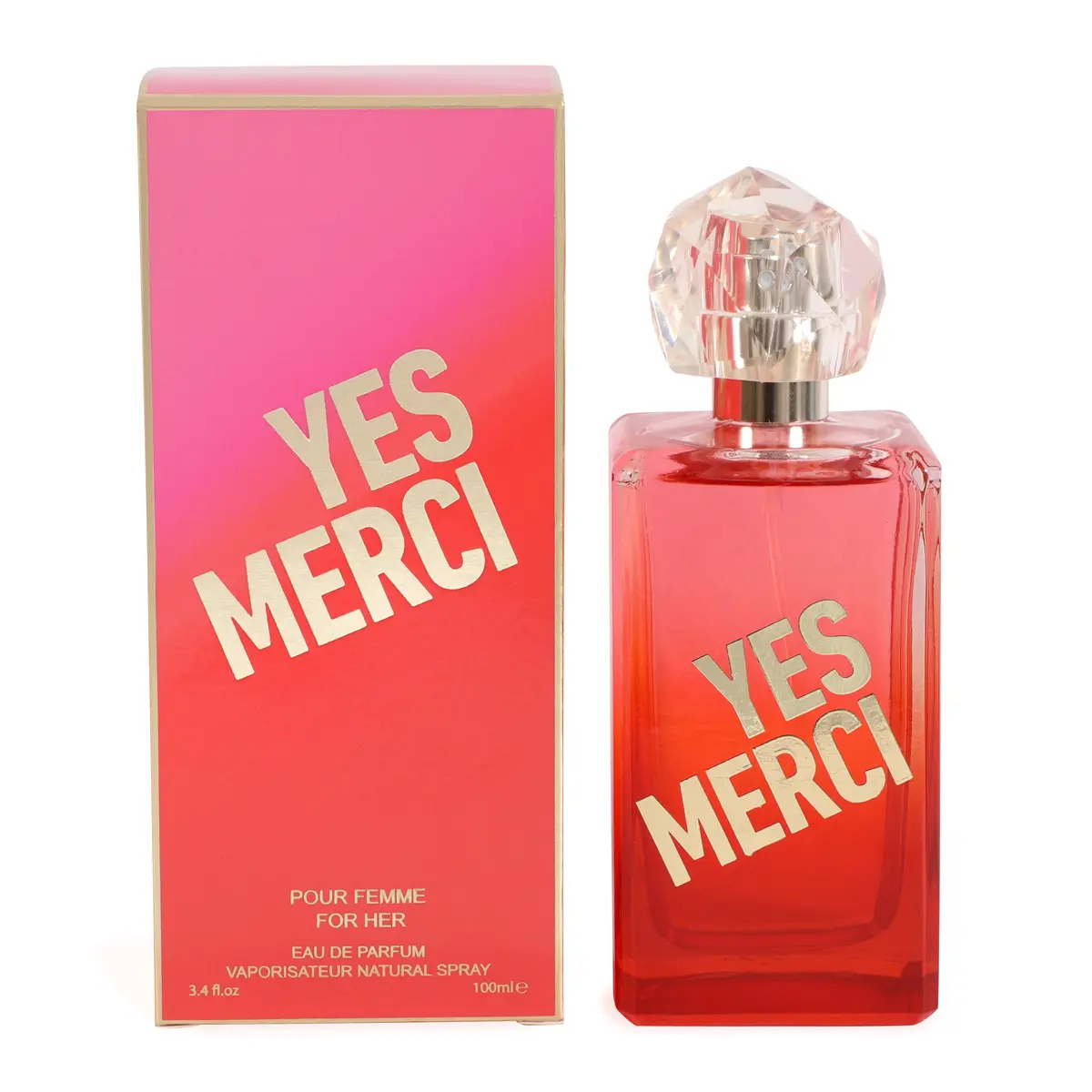Yes Merci Spray Perfume Eau de Parfum for Women 100ml/3.4fl.oz – Sweet & Floral Scent
