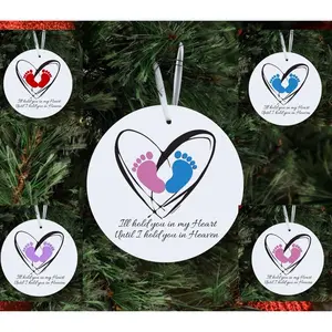 Miscarriage gift, Infant Loss Gift Memorabilia, Baby Memorial Keepsake,Miscarriage Ornament,Grief Ornament, Memorial Ornament Ceramic Heaven