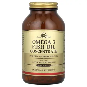 Solgar Omega 3 Fish Oil Concentrate, 120 Softgels