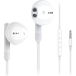 Wired Earbuds with Microphone, Wired Earphones in Ear Headphones HiFi Stereo, Powerful Bass and Crystal Clear Audio, Compatible with iPhone, iPad, Android, Computer Most with 3.5mm Jack