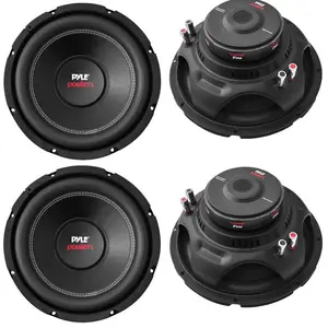 Pyle PLPW10D Power 10" 1000W 4 Ohm Car Audio Dual Voice Coil Subwoofer (4 Pack) Pyle PLPW10D Power 10" 1000W 4 Ohm Car Audio Dual Voice Coil Subwoofer (4 Pack)