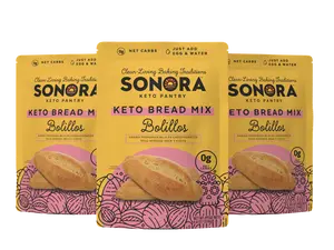 Keto Bolillos Mix - 3 Bag Bundle