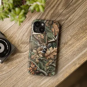 Whitetail Buck Phone Case, Deer Camo iPhone Tough Case, Deer Hunting Gifts for Men, Deer Hunter Gifts, Phone Case Dad, Phone Case Husband
