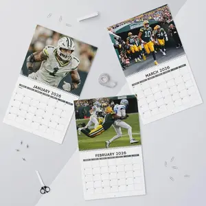 2026 Green Bay Wall Calendar, Two sizes 2026 Calendar