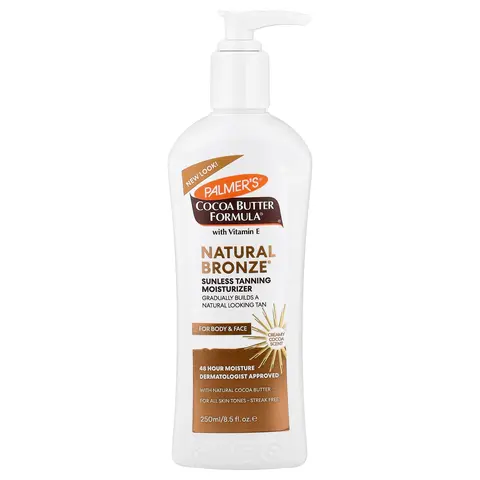 Palmer's Cocoa Butter Formula® with Vitamin E, Natural Bronze®, Sunless Tanning Moisturizer, 8.5 fl oz (250 ml)