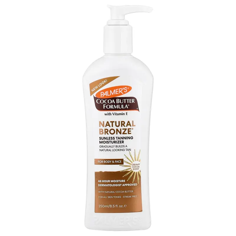 Palmer's Cocoa Butter Formula® with Vitamin E, Natural Bronze®, Sunless Tanning Moisturizer, 8.5 fl oz (250 ml)