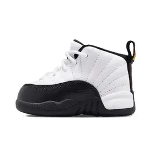 Toddler's Jordan 12 Retro "Taxi" White/Black-Taxi (850000 117)