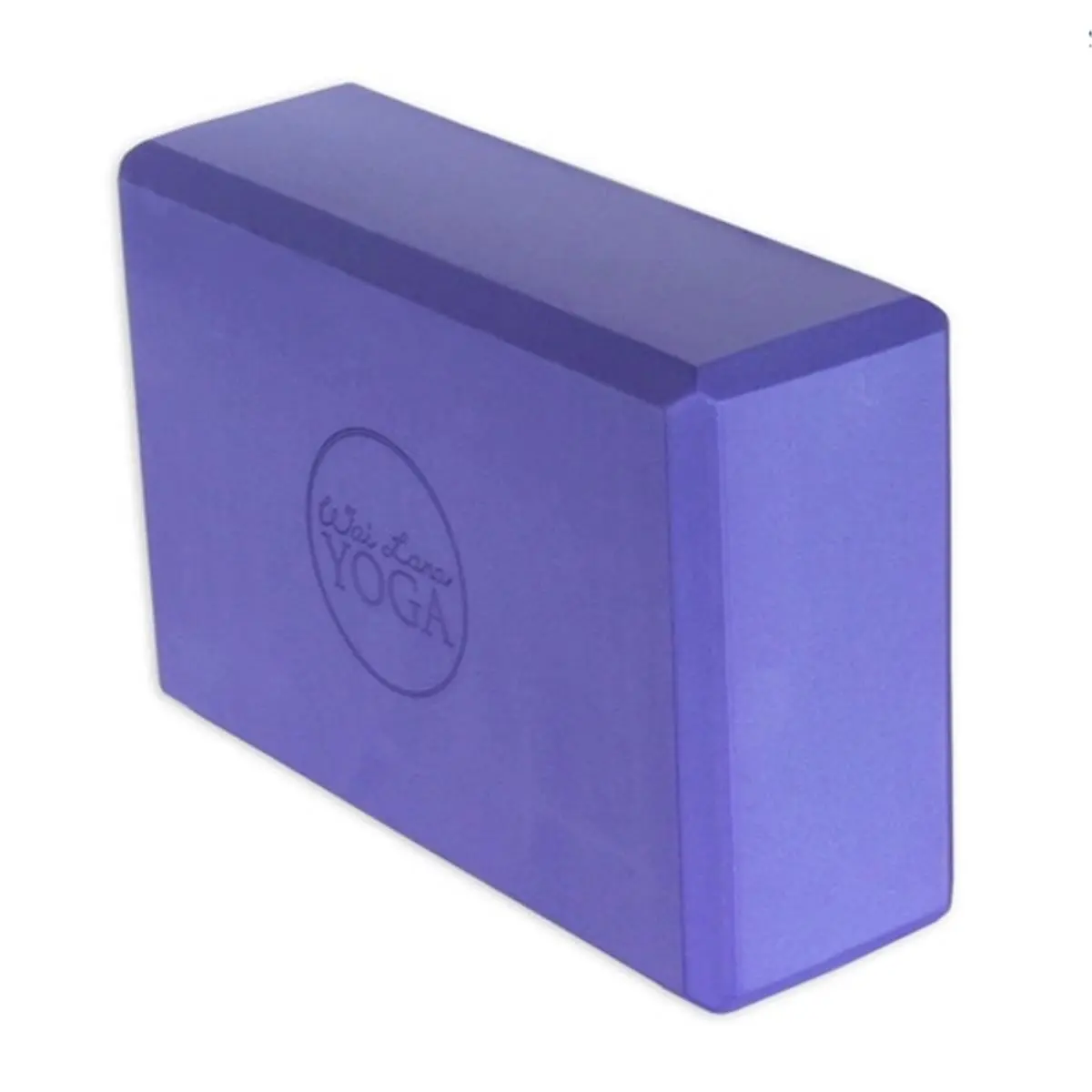 212 MAIN 3 in. Foam Yoga Block - 16-Pack Purple Yoga Equipment, Stretching Gear for Fitness & Stretching Sessions