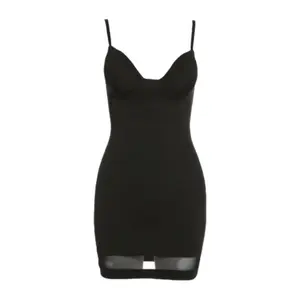 Black Hourglass Bodycon Dress