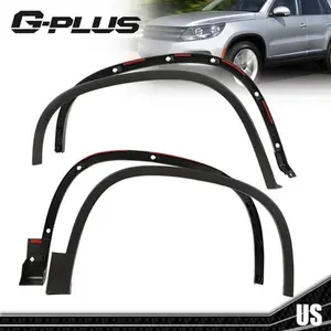 Fit For 2012-2017 Volkswagen Tiguan Front & Rear Fender Flares Textured Plastic