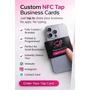 Custom NFC Business Cards | Tap-to-Share Smart Cards