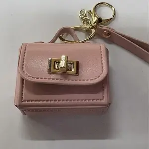 Leather Bag, Wireless Earphone Case, Audio Headphones Accessories, Headset, Multi-Functional Coin Purse, Fashionable High-Quality Mini Wallet, Creative Personalized Design