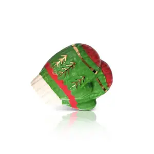 Smitten Mittens Nora Fleming Mini Fashion Gloves - Christmas Holiday Charm, Keep Warm Cozy, Hand Wash Only