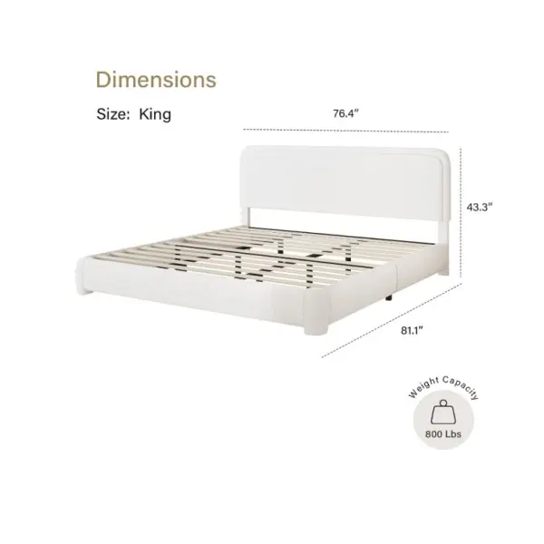 King Size Pure White