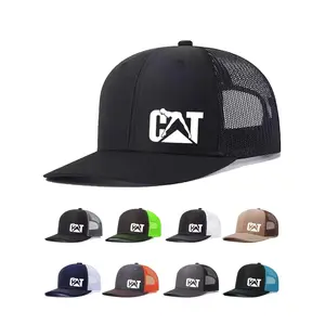 Cat Logo, Graphic Adjustable Trucker Hat, Casual Outdoor Sports Hat for Men & Women, Fashion Accessories for Daily Wear