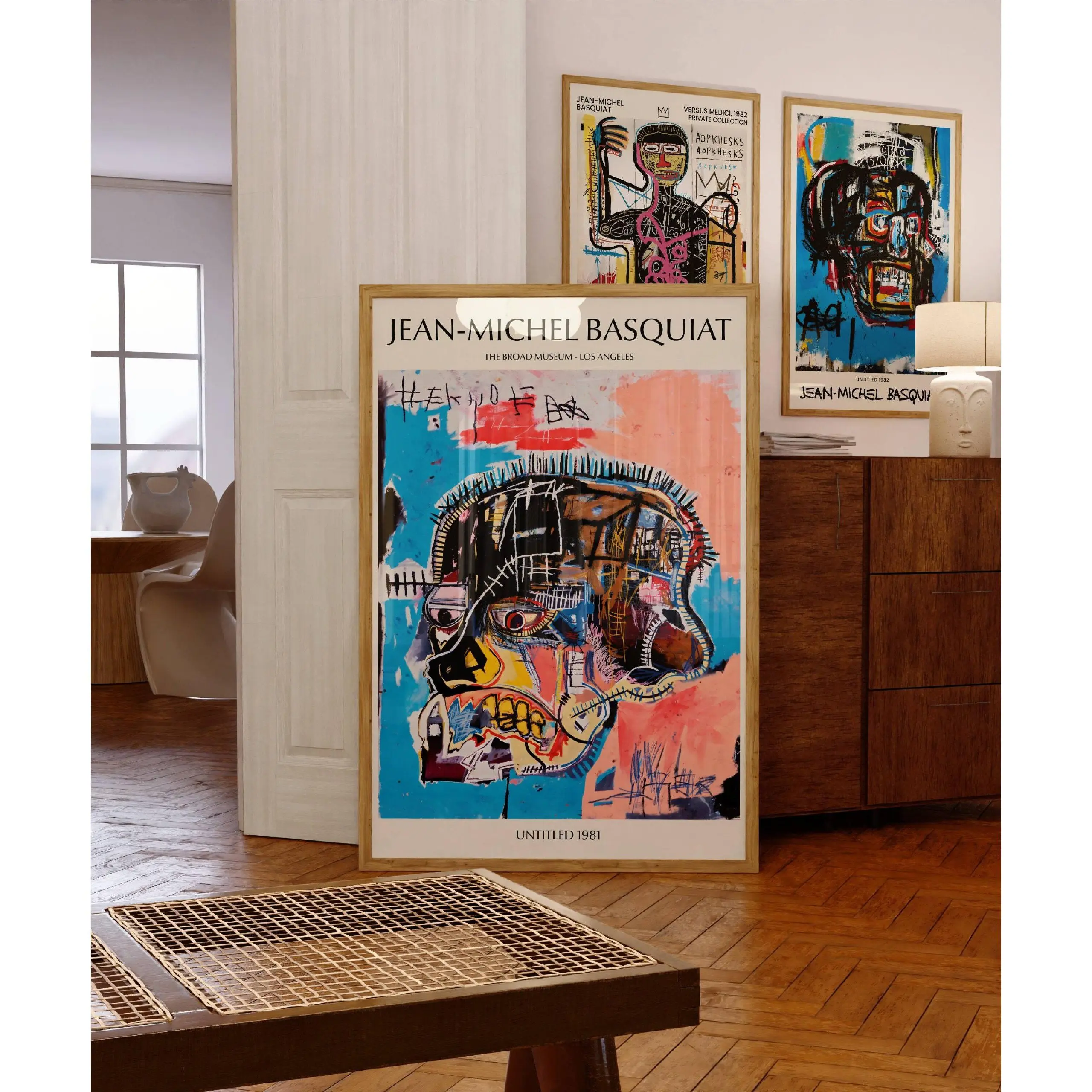 Basquiat, Jean Michel Basquiat, Basquiat print, Dorm decor, Dorm room art, Pop art, abstract art