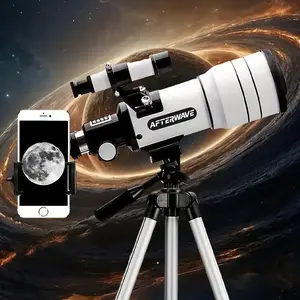 150X Magnification Astronomical Telescope, 300mm Focus HD Astronomical Telescope, Outdoor Camping & Travel Telescope, Gift for Family & Friend, Camping Gear