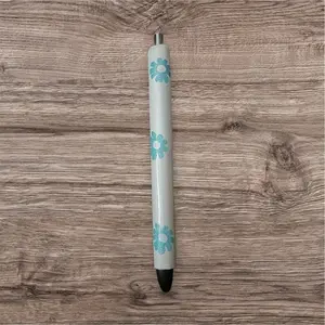 Daisy themed peekaboo glitter pen