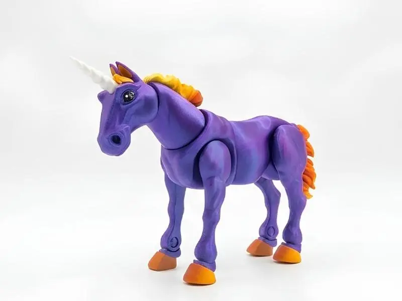 Mythical Poseable Articulating Unicorn Figure