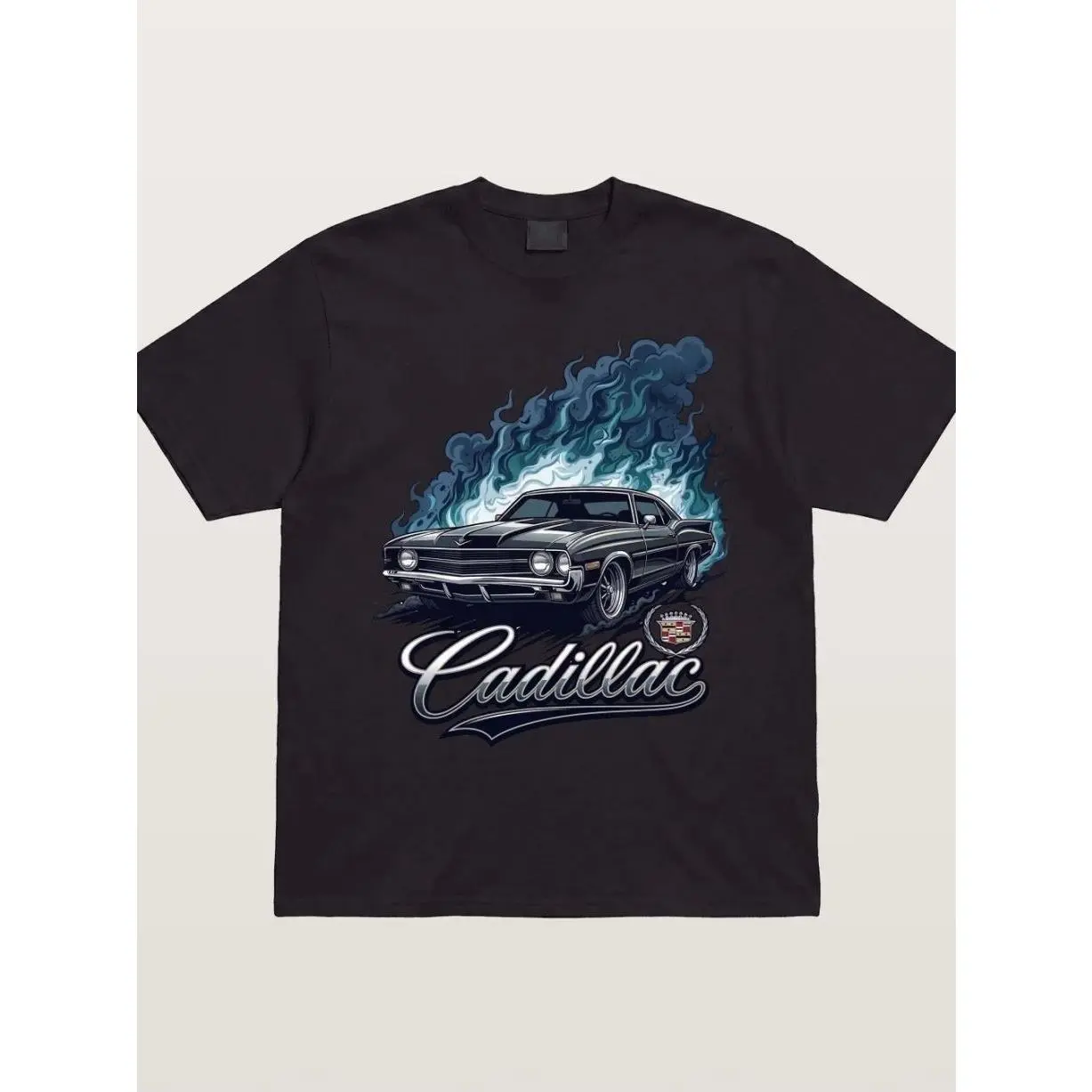 Smoke Burst Luxury Cadillac Sedan T-shirt Sweatshirt Hoodie, Car Enthusiast and Fans Gift