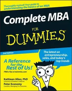 USED-Complete MBA for Dummies by Allen, Kathleen (Paperback)