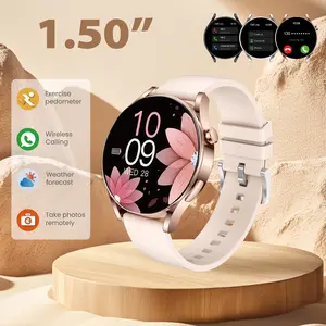 The New Smart Watch Features Wireless Calling And Answering, Multiple Sports Modes, Camera Control, And Message Notifications. It Has a Sleek, Ultra-Thin Design And Is Compatible with Both Android And Iphone, Making It a Suitable Gift for Everyone