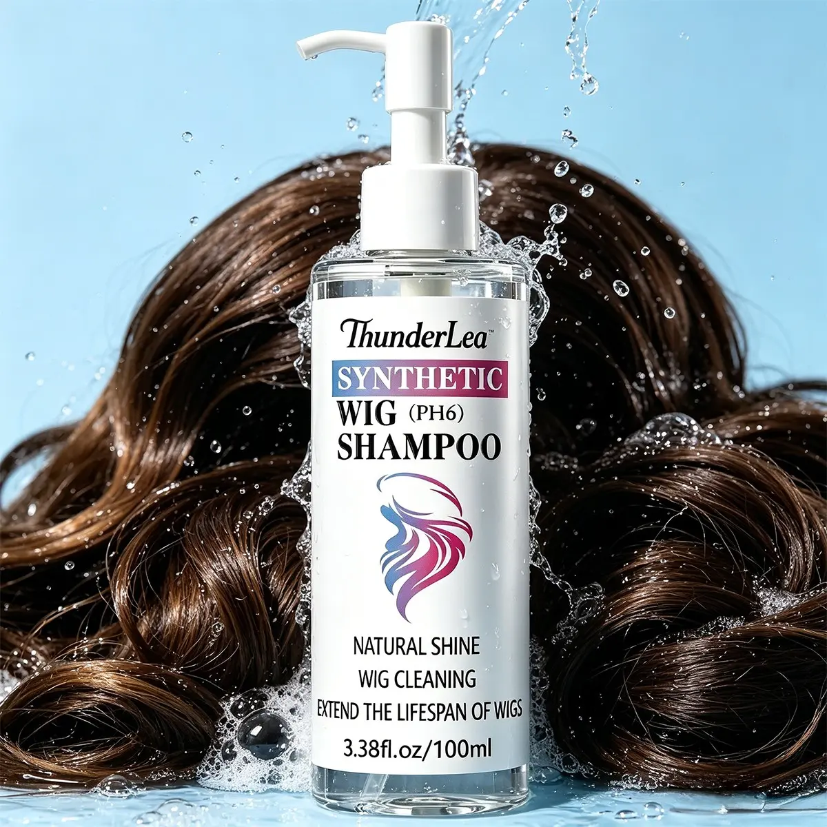 Synthetic Wig Shampoo 3.38FL.OZ | Cleansing Revitalizes Refreshes Cleanses Extends Lifespan of Wigs Hairpieces Soft Fresh Feeling Gentle Cleanser Haircare