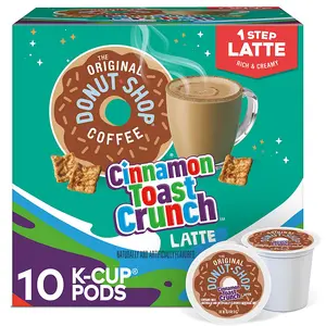 The Original Donut Shop Cinnamon Toast Crunch Latte K-Cup Box The Original Donut Shop Cinnamon Toast Crunch Latte K-Cup Box