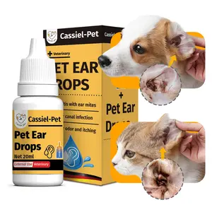 Cassiel Pet Ear Drops - Gentle Daily Ear Care for Dogs & Cats