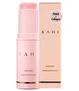 KAHI Wrinkle Bounce Multi Balm Stick - PDRN Collagen Wrinkle Stick & Hydrating Multi-Use Balm for Face Lips & Neck Anti-Aging Radiance Booster with Salmon Collagen Jeju Fermented Oil & PDRN Skin Repair Moisturizing