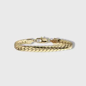 Miami Cuban Link Bracelet 14K Gold Plated- 8mm