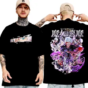 Satoru Ver 5 Character Shirt, Six Eyees Jujutsuuu Kaisennn Tee, Anime Color Sweatshirt, Unisex 2024 Hoodie Menswear Tops Cotton Breathable