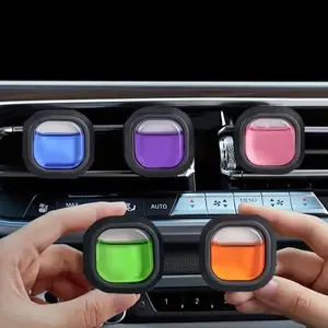 Car Air Freshener Clip, 1 Count Long Lasting Car Air Freshener, Essential Oil Aromatherapy Diffuser, Air Freshener for Car & Home Air Conditioner Outlet, Car Perfume