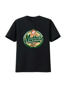 Premium Quality Hellenic Greek Beer Mythos T Shirt for All Sizes vintage Washed Versatile Casual Comfortable Stylish Stretched