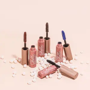 Ella trendy Chella Mini Good Drama Mascara, Volumizing & Lengthening Formula with Argan Oil & Vitamin E, Smudge-Proof Black Makeup, 5ml Travel Size, Cosmetic