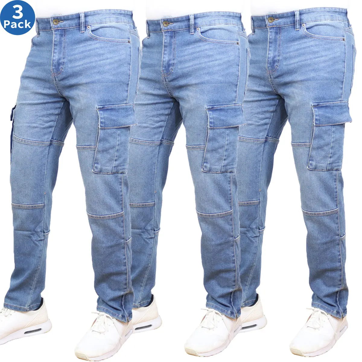 (3 Pack) Medium Wash-Medium Wash-Medium Wash