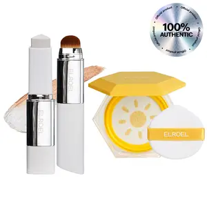 ELROEL BLANC Cover Cream Stick V (203 Medium) and ELROEL Pang Pang Big Sun Cushion (0.88 oz)