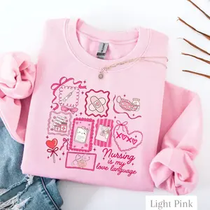 Nurse Valentine Funny Sweatshirt