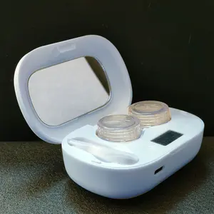 Portable Mini Ultrasonic Cleaning Box with Automatic Folding Feature, Three Adjustable Cleaning Modes, Ideal for Jewelry & Accessories