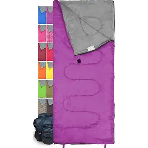 Sleeping Bag Indoor & Outdoor Use.Great for Kids, Boys, Girls, Teens & Adults.Ultralight and Compact Bags are Perfect for Hiking, Backpacking & Camping