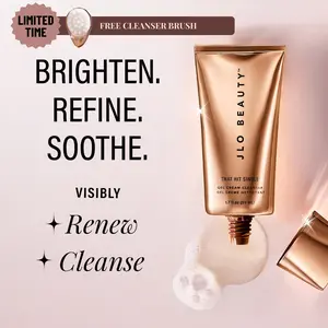 JLO BEAUTY That Hit Single - Gel Cream Gentle Cleanser Silky Olive Formula Sulfate-Free Antioxidant Rich Daily Facial Cleanser  Skin Repair