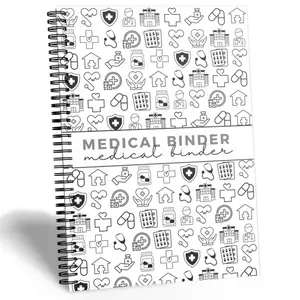 Family Medical Binder, 1 Count Personal Medical Journal, Healthcare Planner, Medical Planner Bundle, Doctor Visit Notes, Family Medical History