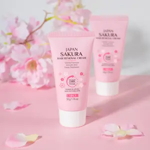 50g Sakura Hair Remover for Underarms & Legs Hair Removal Cream | Painless, Smooth, Moisturizing Skin Hair Removal