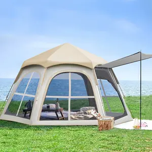[2-3 Person Pop Up Tent] Waterproof 60 Second Easy Quick Setup 4 Season Dome Tent Reactive Outdoor Tent  Family Beach Tent，For Hiking Backpacking Traveling Glamping Beach Lightweight Portable Tent camping essentials camping accessories