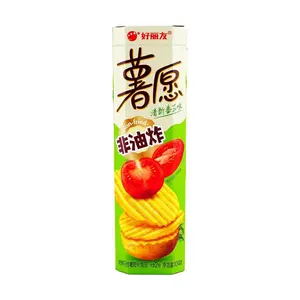 ORION.CN Orion Potato Sticks Tomato Flavor - Non-Fried, 2 Packs (104g) - Authentic Chinese Version Snack