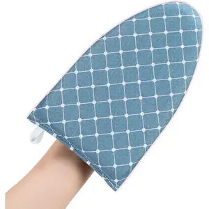 Garment Steamer Ironing Gloves Anti Steam Glove Heat Resistant Garment Steamer Mitt, Garment Steam Accessories for Clothes,Blue