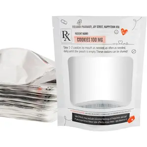 Nurse Appreciation Day Cookie Candy Bags, Rx Novelty Stand-Up Pouch Happy  Day  Packaging Bags for  Appreciation Cookie Pouch Thank You  Gifts